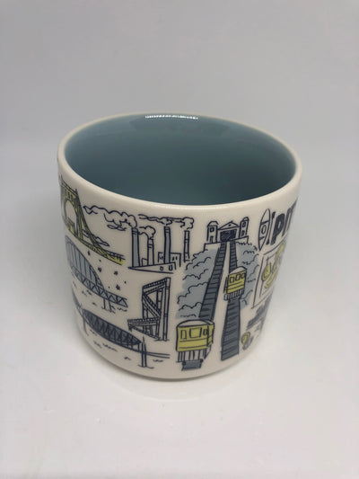 Starbucks Been There Pennsylvania Pittsburg Ceramic Coffee Mug New with Box
