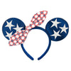 Disney Parks Minnie Mouse Glitter Americana Ears Headband New with Tags
