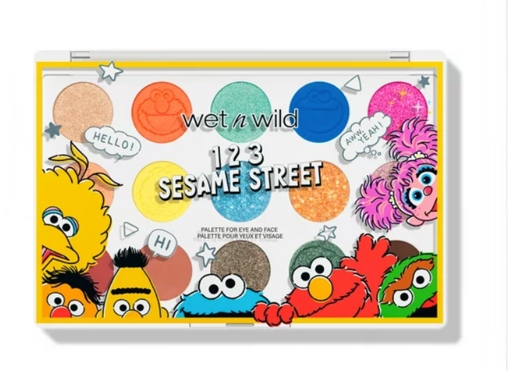 Wet n Wild Sesame Street Palette For Eye And Face New With Box