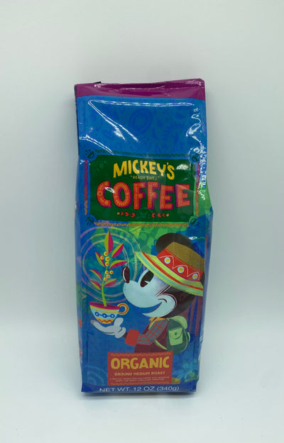 Disney Mickey's Really Swell Coffee Organic Ground Medium Roast 12oz. New Sealed