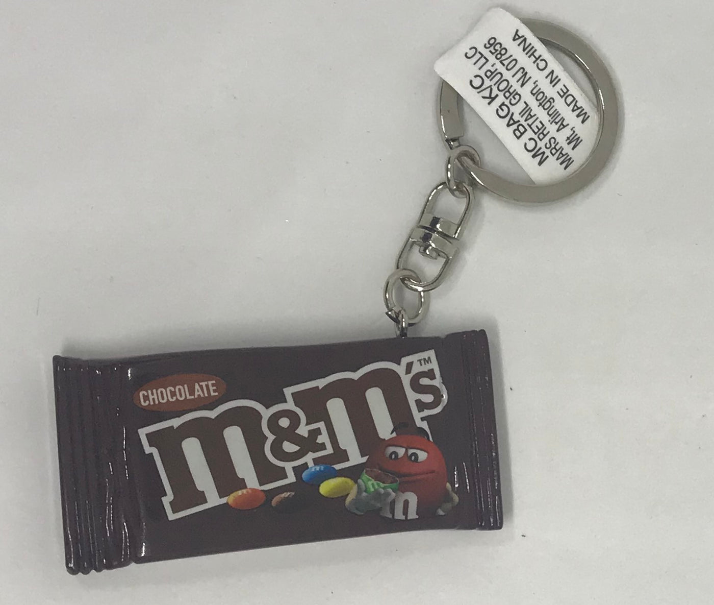 M&M's World Chocolate Candy Bag Keychain New with Tag