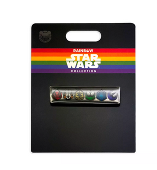 Disney Parks Rainbow Collection Star Wars Icons Pin New with Card