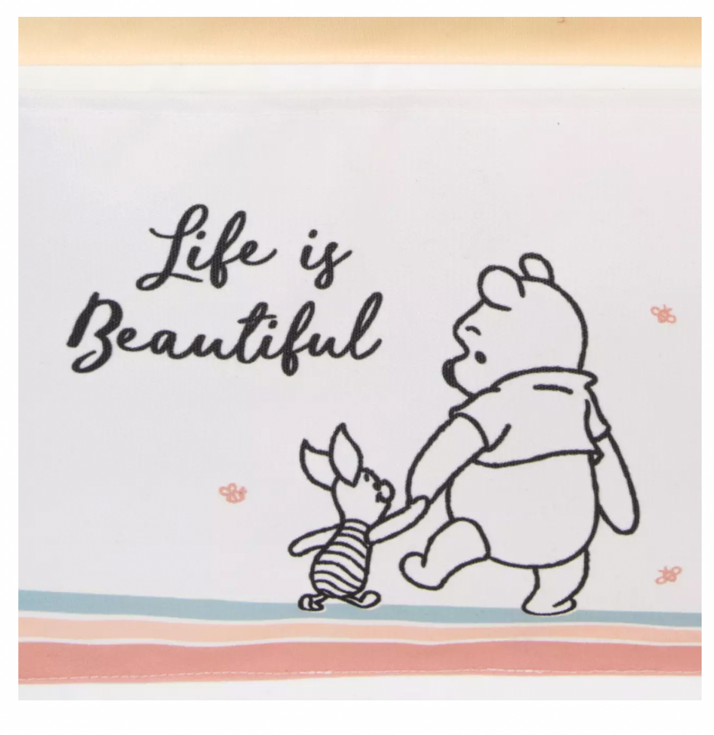 Disney Winnie the Pooh and Pals Hanging Pockets Life is Beautiful New with Tag