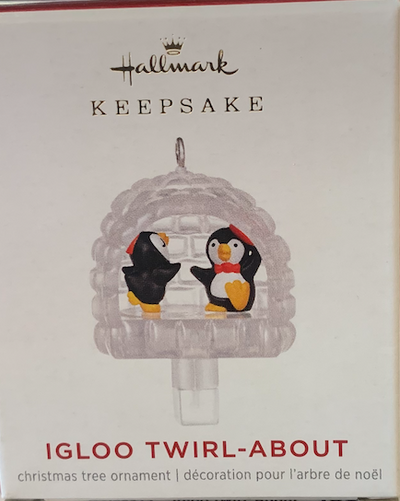 Hallmark 2021 Mini Igloo Twirl-About Penguins Christmas Ornament New With Box