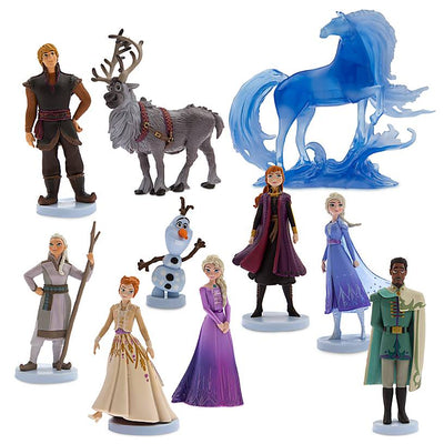Disney Store Frozen 2 Deluxe Figure Play Set Playset Figurine Toy Cake Topper