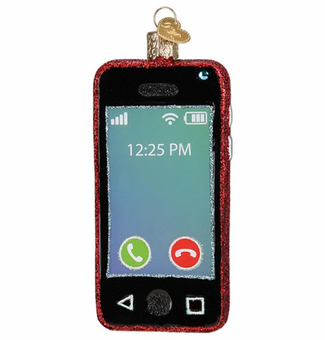 Old World Christmas Smartphone Glass Christmas Ornament New with Tag