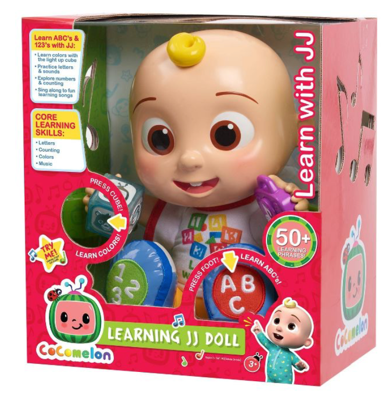 CoComelon Official Learning JJ Doll Toy New With Box