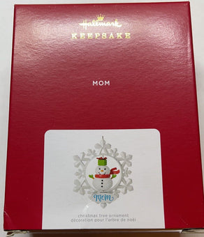 Hallmark 2021 Mom Snowflake Christmas Ornament New with Box