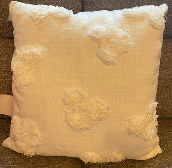 Disney Parks Homestead Blue Mickey Icons 18inx18in Pillow New with Tag