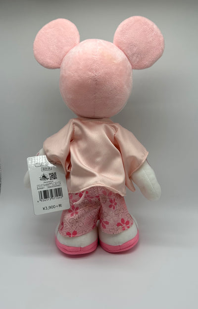 Disney Store Japan Authentic Rare Mickey Sakura Kimono Plush New with Tags