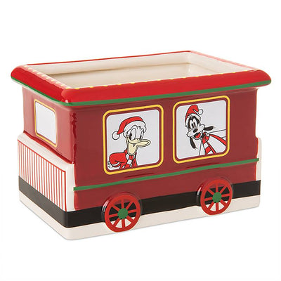 Disney Store Mickey Mouse and Friends Holiday Train Mini Bowl Set New with Box