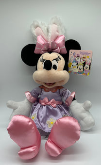Disney Authentic Shanghai Resort Minnie Easter Bunny Ears Plush New with Tag