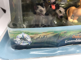 Disney Store The Lion King Deluxe Playset Cake Topper 9 Pcs New with Box