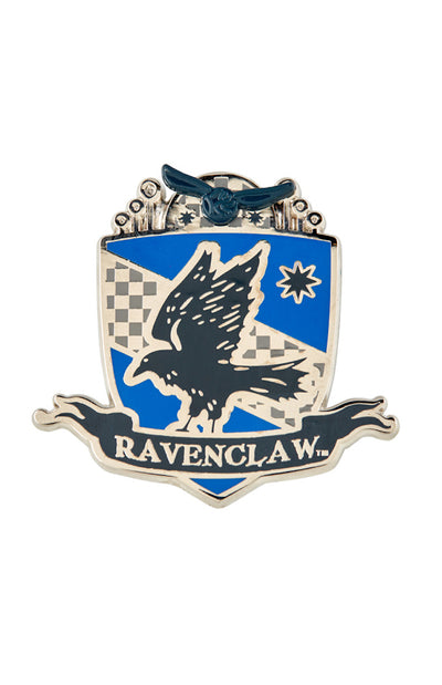 Universal Studios Harry Potter Ravenclaw Quidditch Crest Metal Pin New w Card