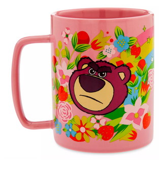 Disney Toy Story 3 Pixar Fuzzy Fun Lotso Mug with Plush Wrap New