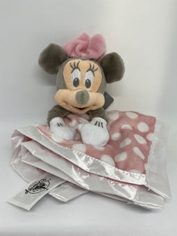 Disney Parks Pink Minnie Mouse Layette Babies Blanket New with Tag