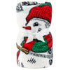 Hallmark Christmas in Evergreen Snowmen and Cardinals Throw Blanket New with Tag