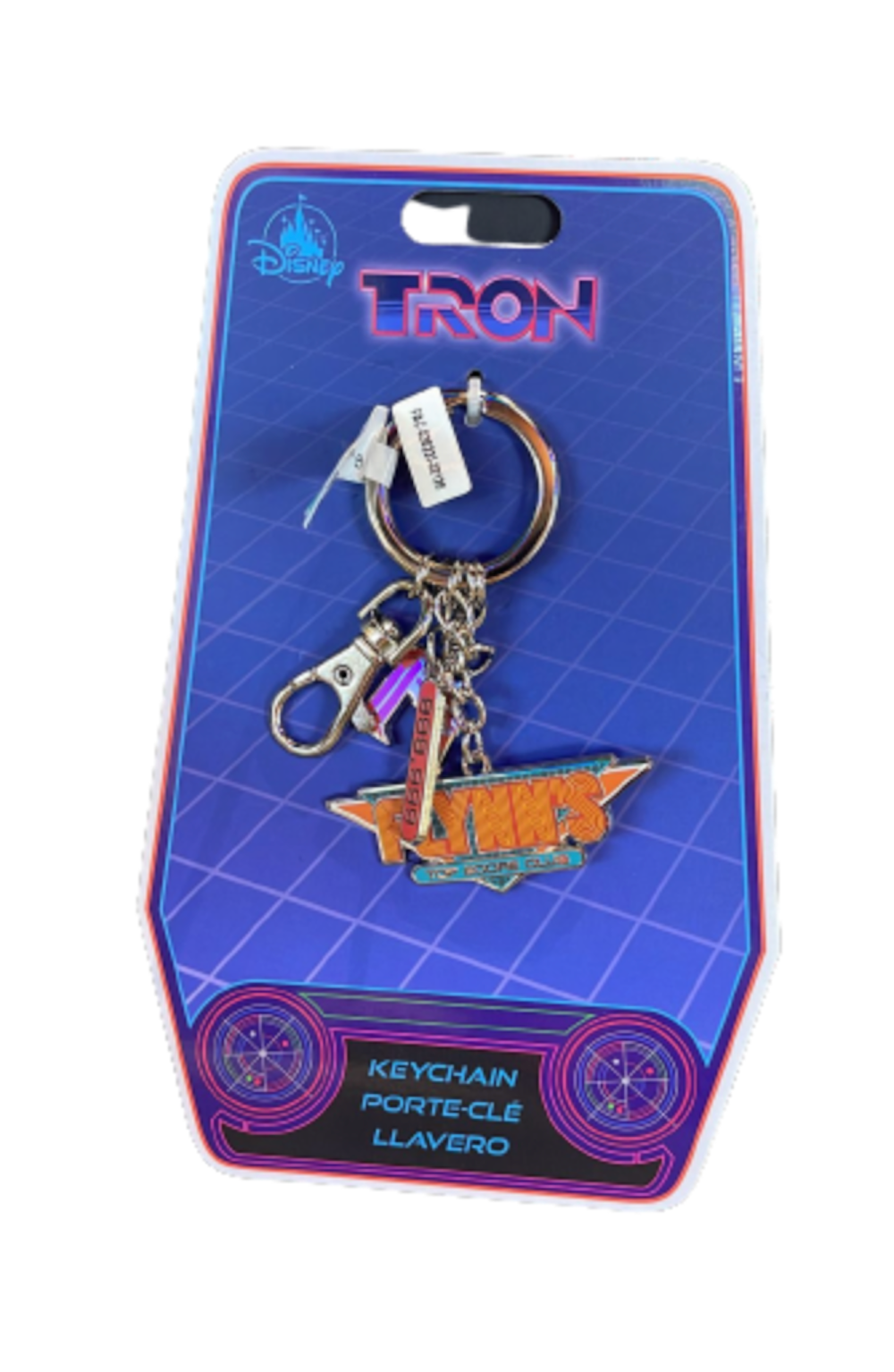 Disney Parks 2023 Tron Lightcycle Run Flynns Arcade Top Score Keychain Charm New