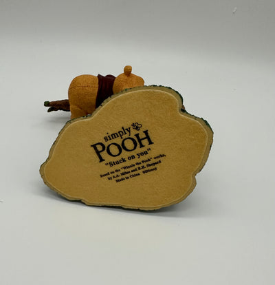 Disney Store Rare Simply Pooh Winnie Stuck on You Figurine New with Box