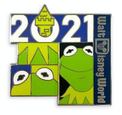 Disney Parks WDW 2021 The Muppets Kermit Pin New with Card
