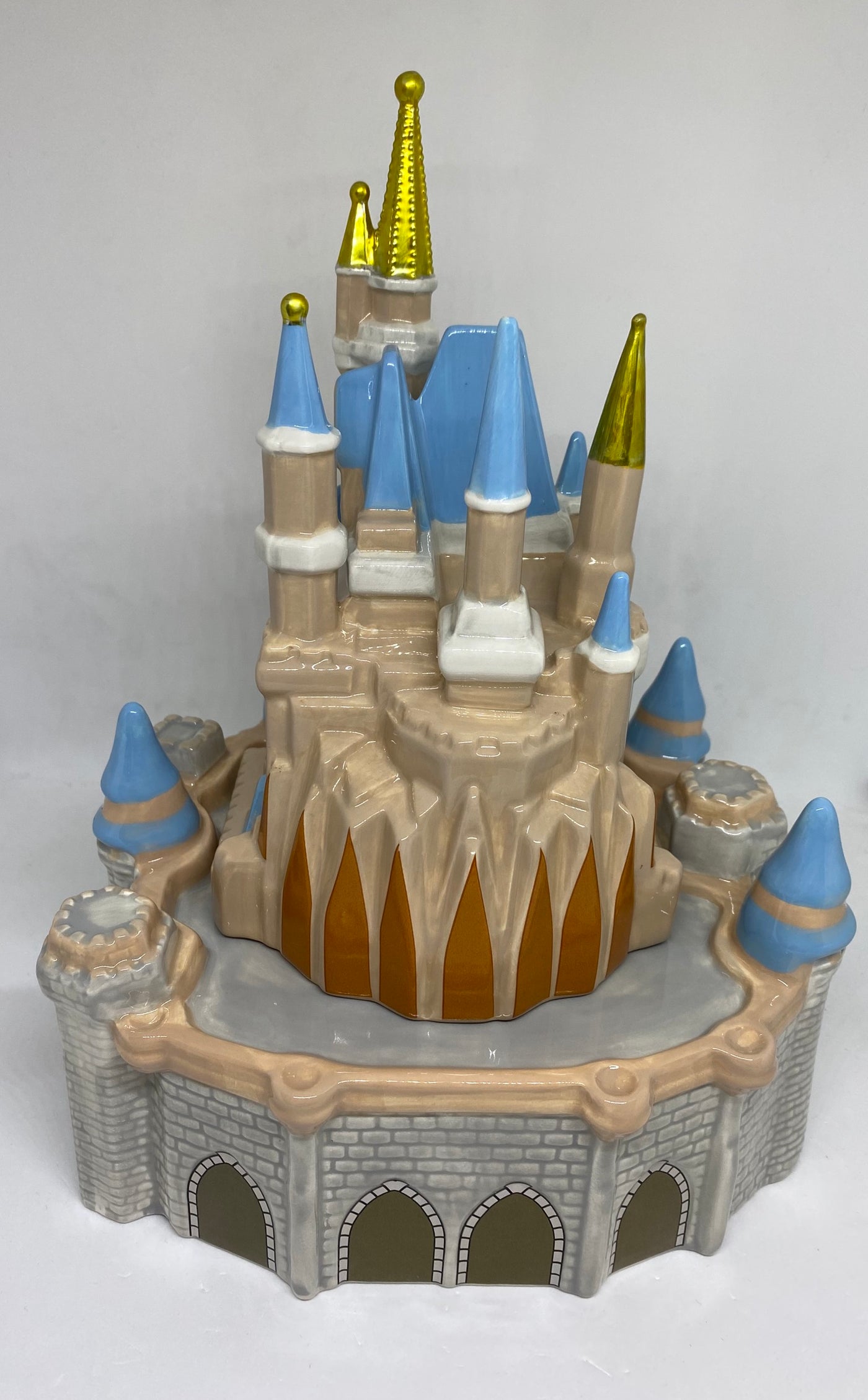 Disney Parks Magic Kingdom Cinderella Castle Cookie Jar New with Box