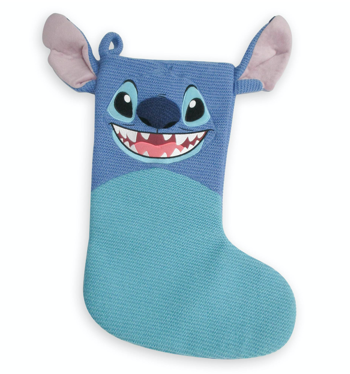 Disney Parks Stitch Knit Christmas Holiday Stocking New with Tags