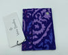 Vera Bradley Factory Style Card Case Cotton Paisley Amethyst New with Tag