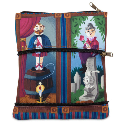 Disney Parks Stretch Paintings Haunted Mansion Zip Pouch New with Tags