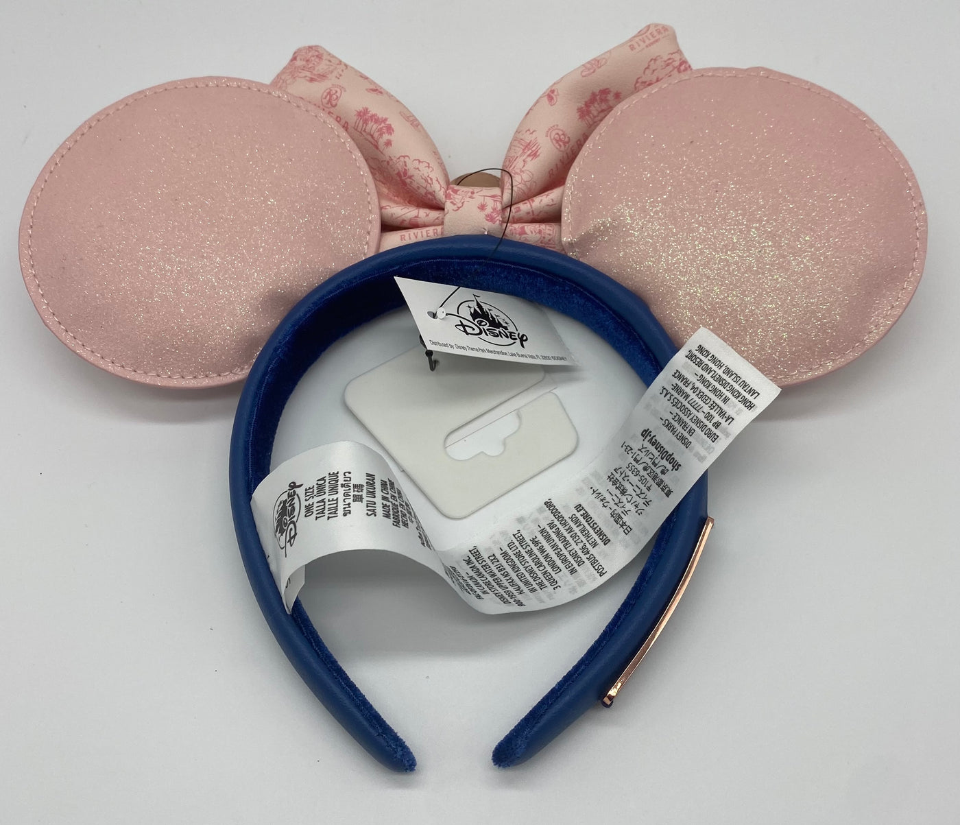 Disney Parks Riviera Resort Minnie Mickey Ears Headband Loungefly New with Tag