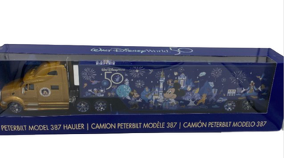 Disney WDW 50th Magical Celebration Peterbilt Model 387 Hauler New with Box