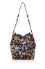 Casablanca Life is a Game Black Brown Bucket Bag Made in Italy Divo Diva New