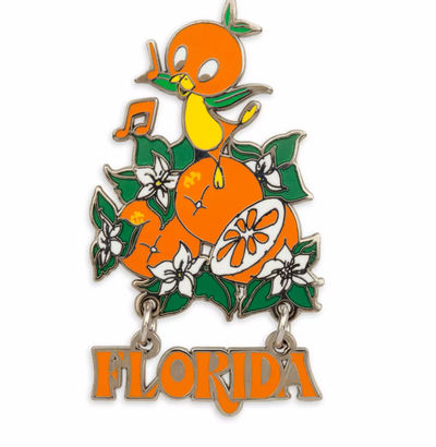 Disney Parks 50th Anniversary Orange Bird Florida Limited Pin New with Card