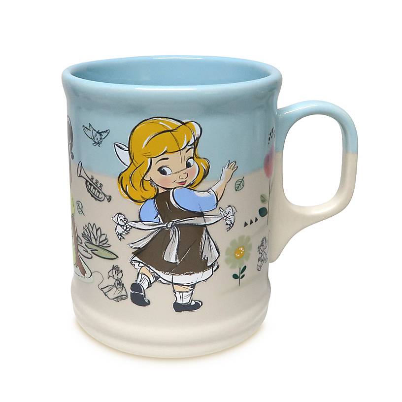 Disney Animators' Collection Tiana Belle Cinderella Coffee Mug New