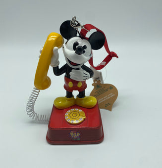 Disney Parks Pop Century Resort Mickey at Phone Christmas Ornament New with Tag