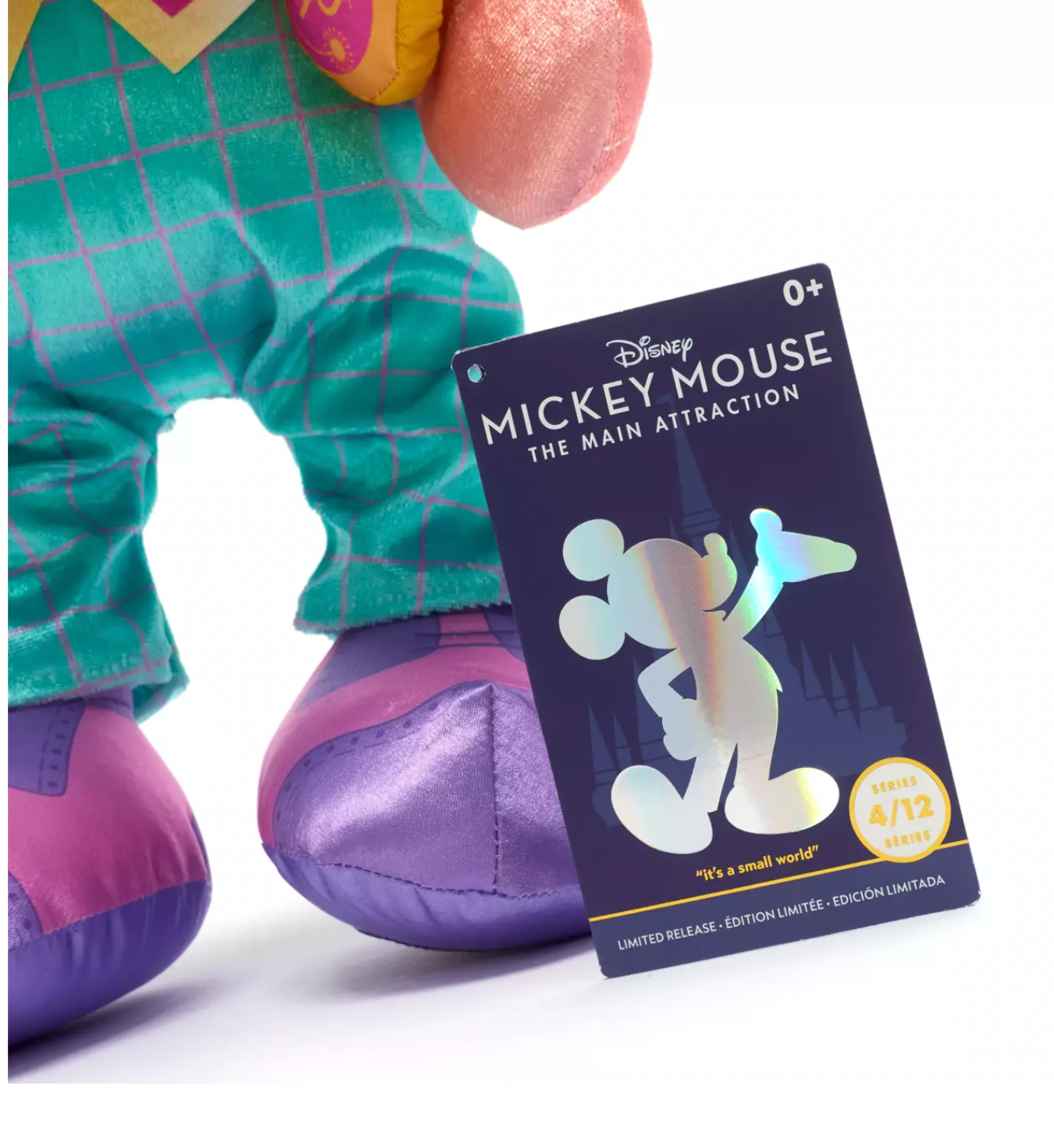 Disney 50th Mickey The Main Attraction 4 of 12 It's a Small World Plush New Tag