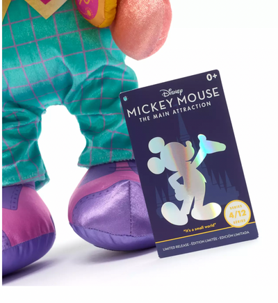 Disney 50th Mickey The Main Attraction 4 of 12 It's a Small World Plush New Tag
