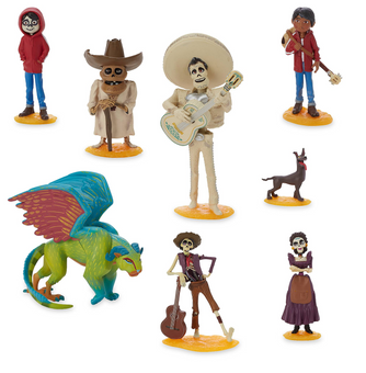 Disney Pixar Coco Deluxe Figure Play Set Cake Topper New with Box