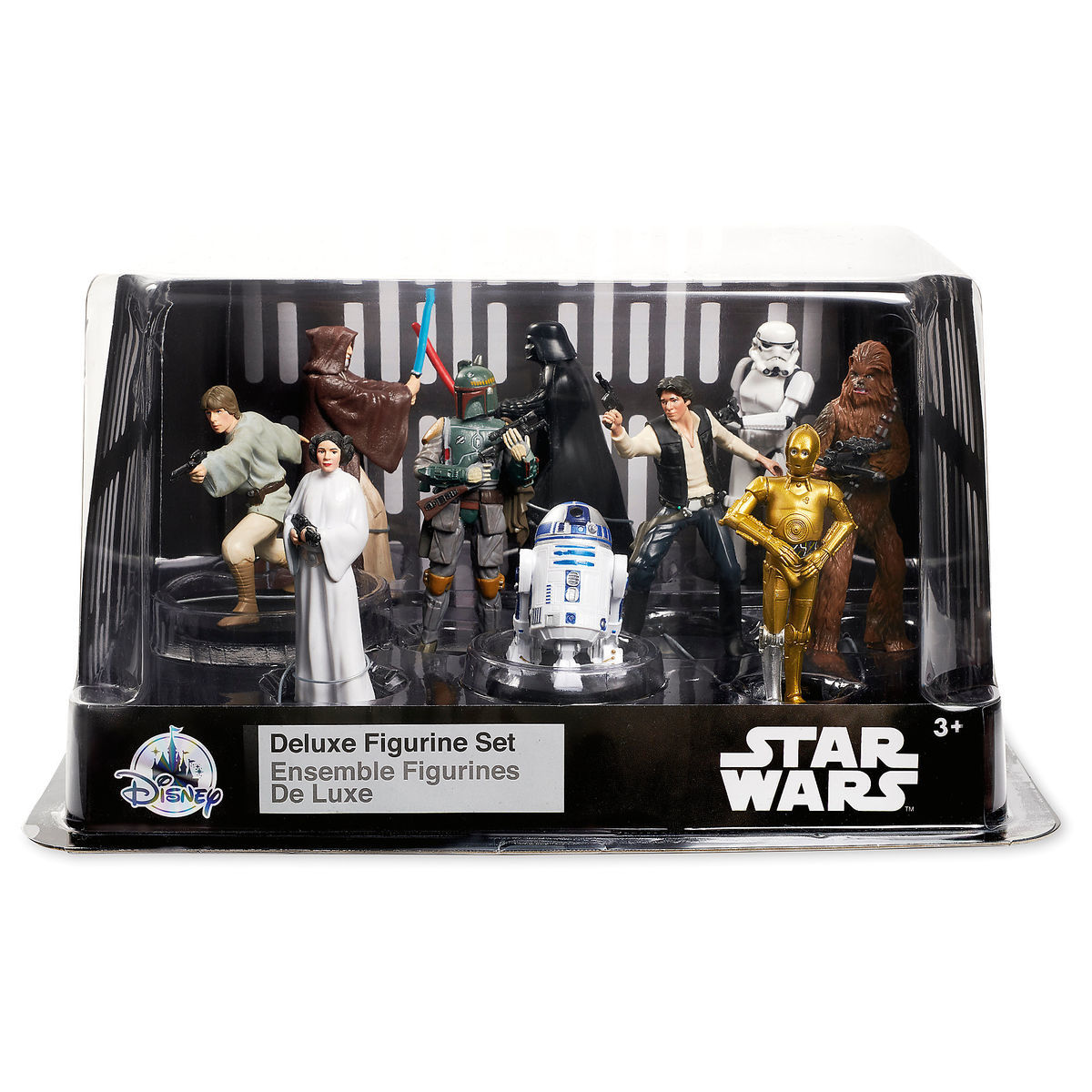 Disney Store Star Wars A New Hope Deluxe Figurine Set Figure Playset Play Set