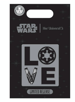 Disney Parks Imperial Crest LOVE Her Universe Limited Release Pin New with Card