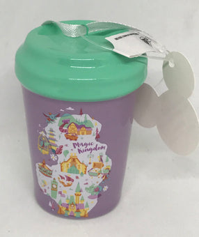 Disney Parks Map Starbucks Been There Magic Kingdom Tumbler Ornament New w Tag