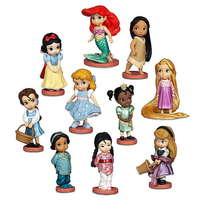 Disney Store Animators' Collection Deluxe Figurine Play Set 10 pcs New with Box