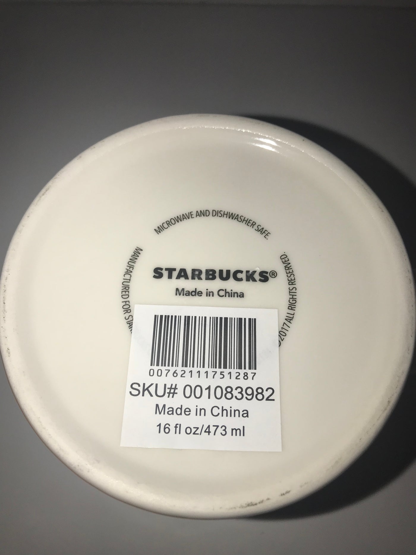 Starbucks Global Icon Collection Hong Kong Ceramic Coffee Mug New