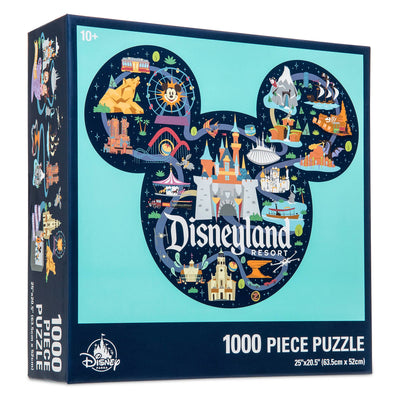 Disney Parks Disneyland Life Map Puzzle New with Box