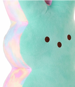 Peeps Easter Peep Bunny Mint Rainbow 24in Plush New with Tag