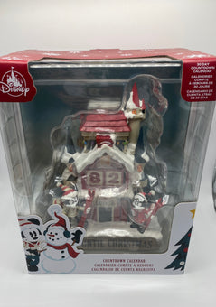 Disney Walt's Lodge Mickey and Minnie Christmas Countdown Calendar New with Box