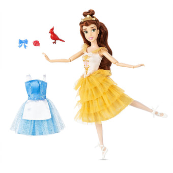 Disney Store Princess Belle Ballet Doll 11 1/2'' Beauty and the Beast New