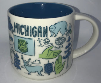 Starbucks Been There Series Collection Michigan Coffee Mug New With Box
