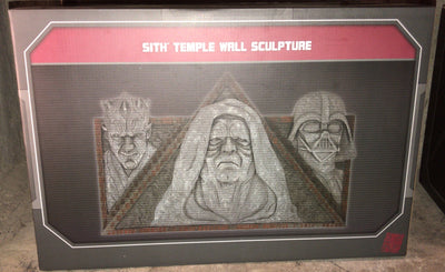 Disney Parks Star Wars Galaxy's Edge Sith Temple Wall Sculture New