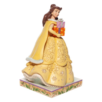 Disney Traditions Christmas Belle Jim Shore Figurine New with Box