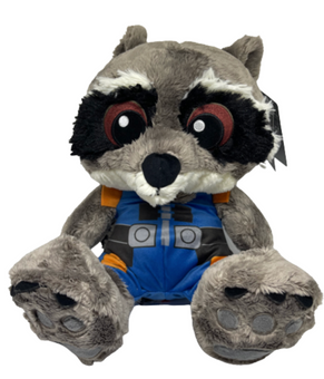 Disney Parks Guardians of Galaxy Rocket Big Feet Plush New with Tag